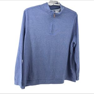 FAIRLANE Performance Pique Mens Blue Size XXL Pullover Long Sleeve